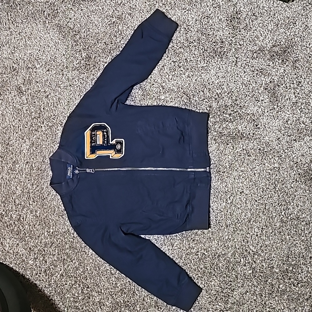Polo Ralph Lauren zip up "Letter Style" lightweight jacket in Boys size 5